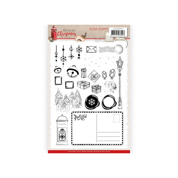 (ADCS10071)Clear Stamps - Amy Design - Nostalgic Christmas