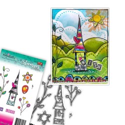 (PD8053)Polkadoodles Wishing Well Wishers Clear Stamps