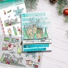(PD8083)Polkadoodles Christmas Scenes Clear Stamps