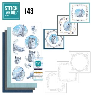 (STDO143)Stitch and Do 143 - Amy Design - Winter Foxes