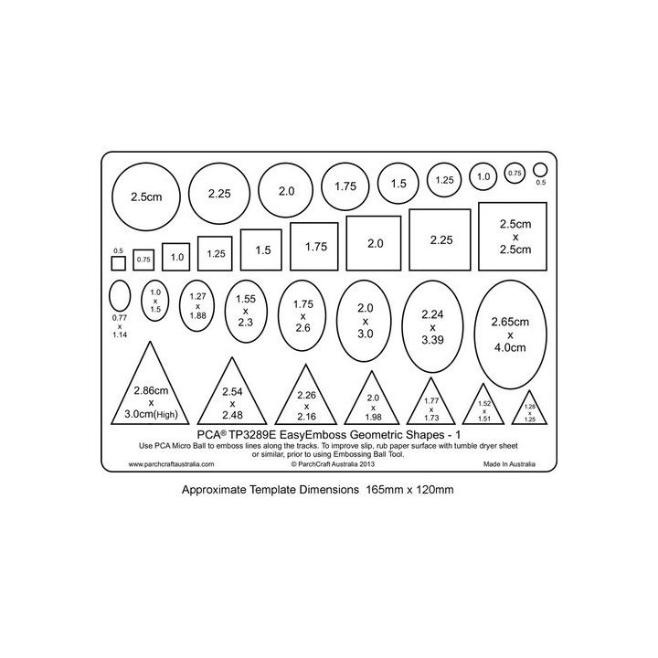 (TP3289E)EMBOSSING EasyEmboss Geometric Shapes - 1