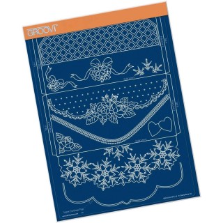 (GRO-LW-41601-16)Groovi plate A4 - LINDA'S IT'S A WRAP! - ENVELOPE