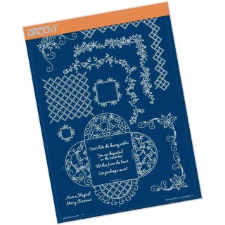 (GRO-LW-41602-16)Groovi plate A4 - LINDA'S IT'S A WRAP! - PRETTY POCKET
