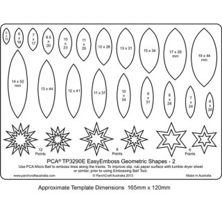 (TP3290E)EMBOSSING EasyEmboss Geometric Shapes - 2