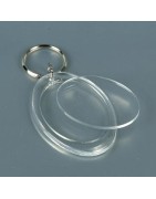 Pendentif en plastique ovale