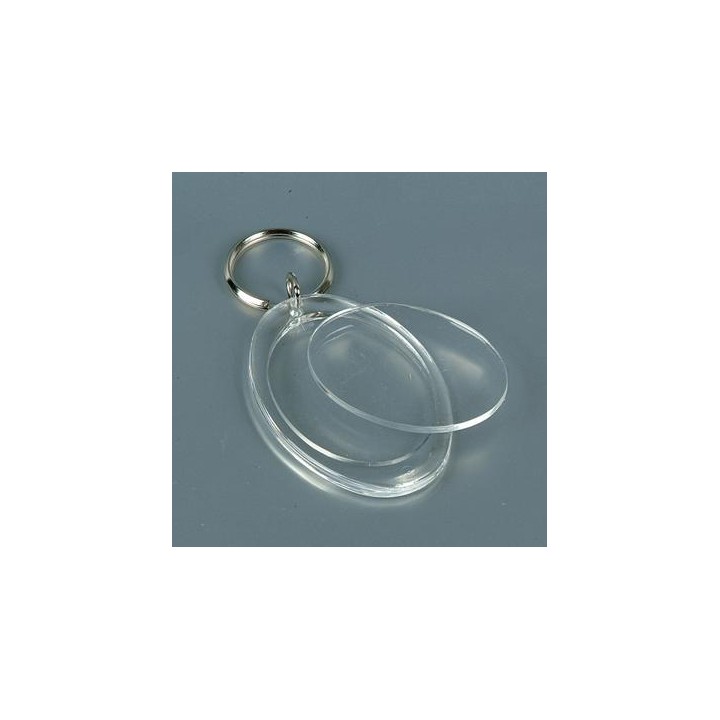 Plastic pendant ovale