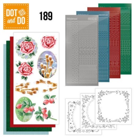 (DODO189)Dot and Do 189 - Jeanine's Art - Winter Flowers