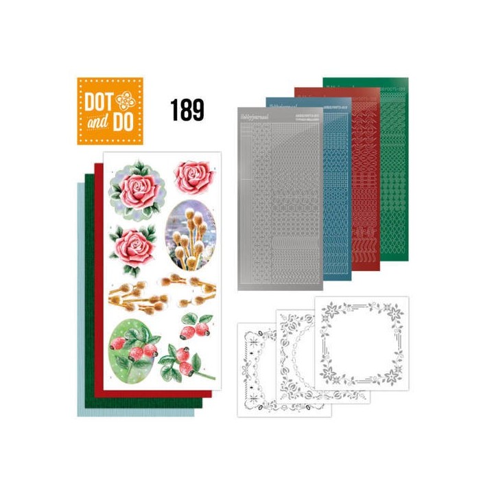 (DODO189)Dot and Do 189 - Jeanine's Art - Winter Flowers
