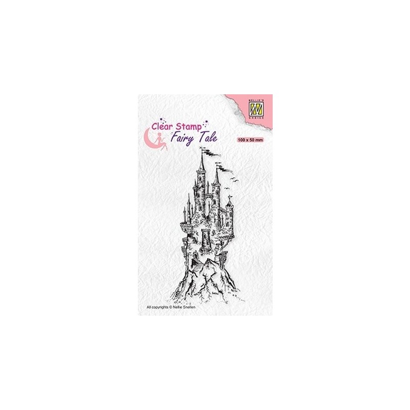 (FTCS017)Nellie's Choice Clear Stamp Fairy Tale nr. 15 Elves castle