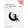 (FTCS019)Nellie's Choice Clear Stamp Fairy Tale nr. 17 Elf on moon