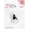 (FTCS020)Nellie's Choice Clear Stamp Fairy Tale nr. 18 Elf sitting on flower