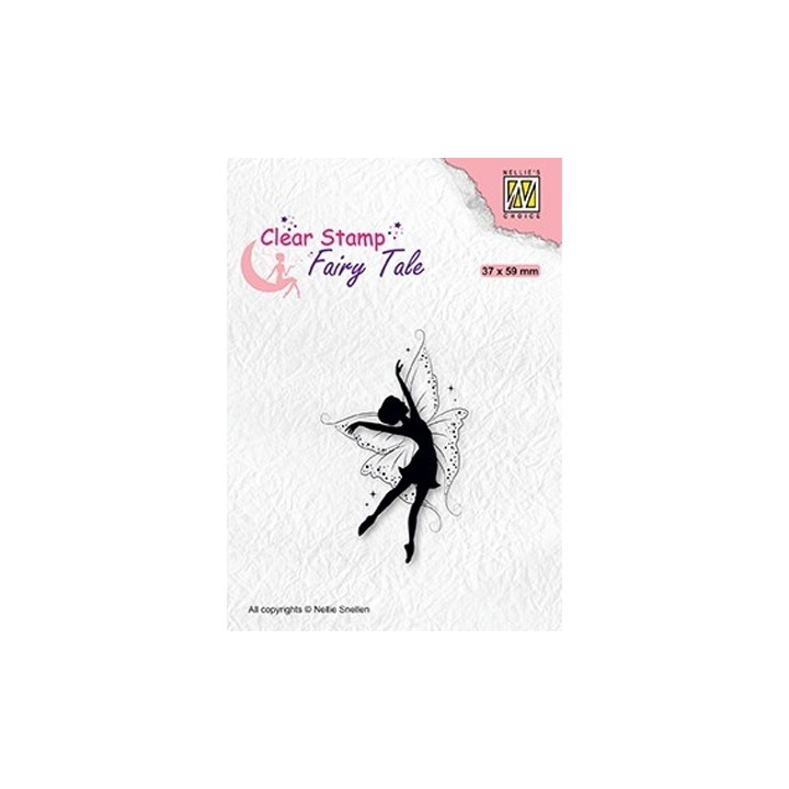 (FTCS021)Nellie's Choice Clear Stamp Fairy Tale nr. 19 Dancing elf