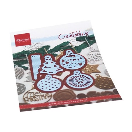 (LR0682)Creatables Merry Christmas baubles