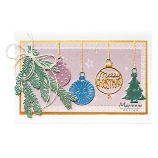 (LR0682)Creatables Merry Christmas baubles