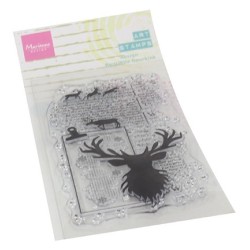(MM1637)Art stamps Deer