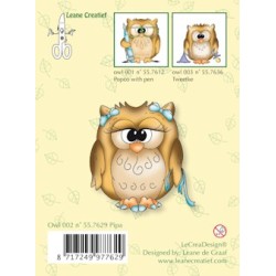 (55.7629)Clear stamp Owl Pipa