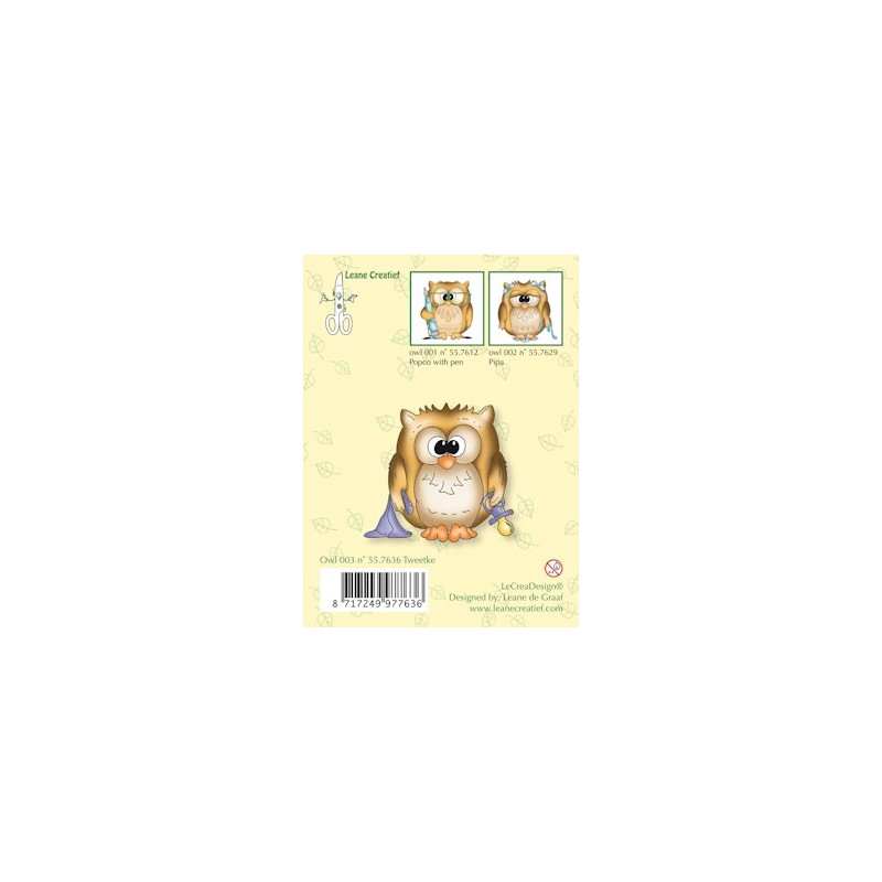 (55.7636)Clear stamp Owl Tweetke (55.7636)Clear stamp Owl Tweetke