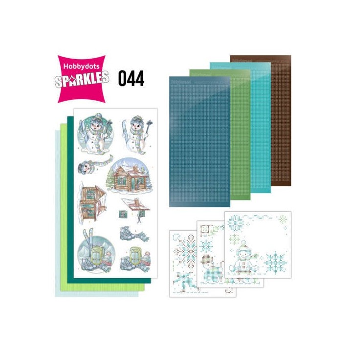 (SPDO044)Sparkles Set 44 - Yvonne Creations - Wintertime - Ski