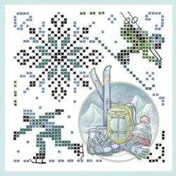 (SPDO044)Sparkles Set 44 - Yvonne Creations - Wintertime - Ski