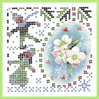 (SPDO045)Sparkles Set 45 - Jeanine's Art - The Colors of Winter - Pink Winter Flowers