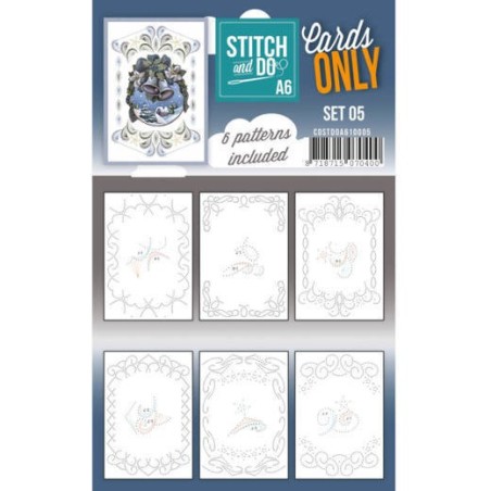 (COSTDOA610005)Cards Only Stitch A6 - 005