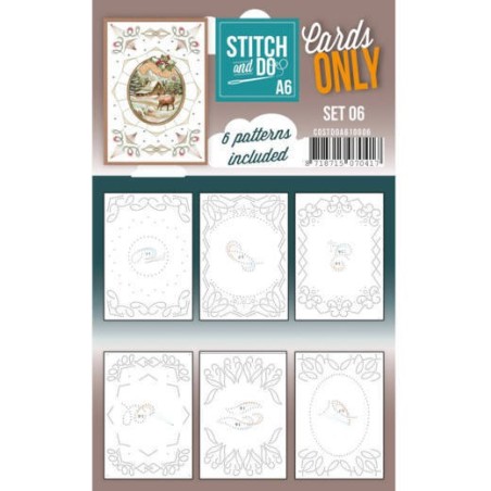 (COSTDOA610006)Cards Only Stitch A6 - 006
