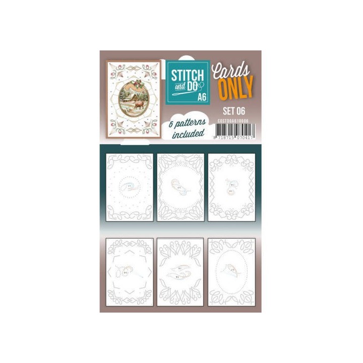 (COSTDOA610006)Cards Only Stitch A6 - 006