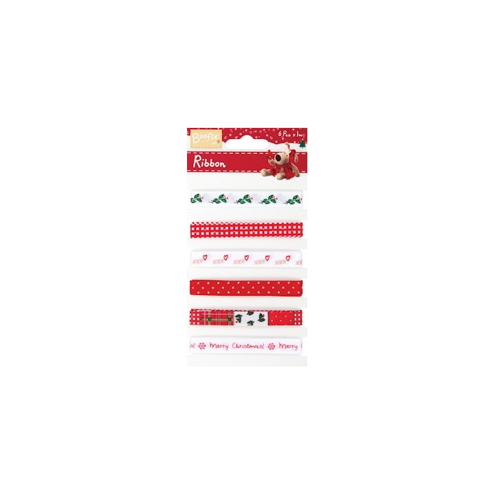 DC Ribbon set (6x1 mtr) Boofle Christmas (BOF367101)