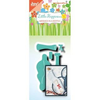 (6002/1529)Cutting embossing dies Little Happiness - Message in a bottle