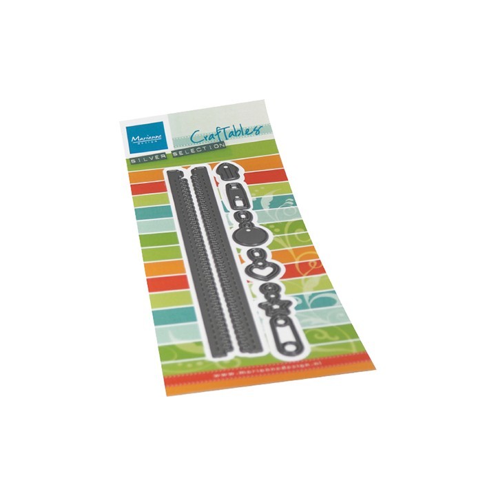 (CR1528)Craftables Long zipper
