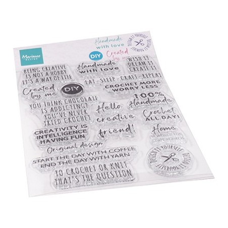 (CS1072)Clear stamp  Crafting sentiments