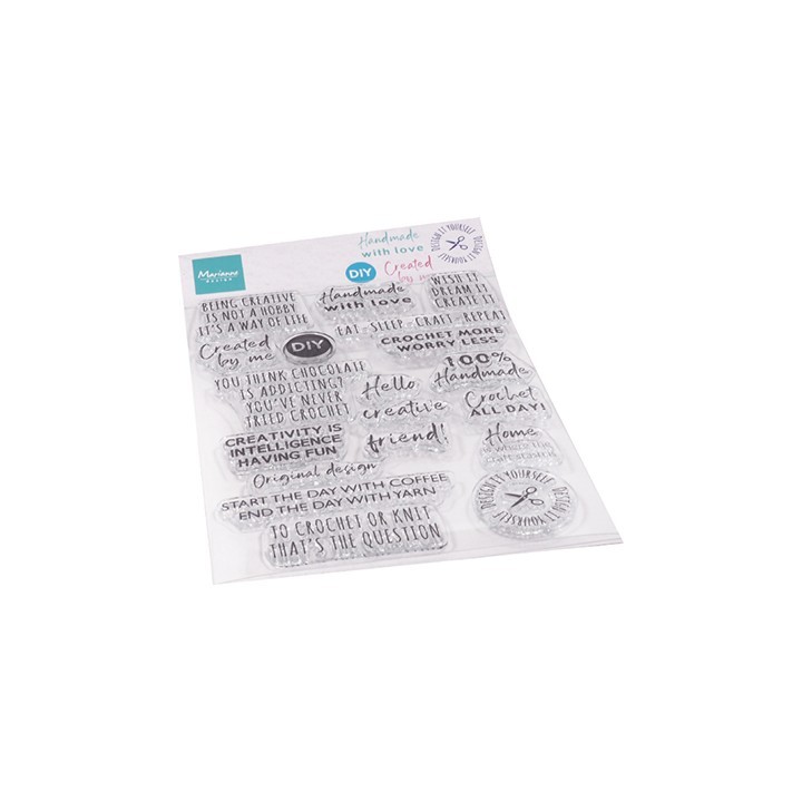 (CS1072)Clear stamp  Crafting sentiments