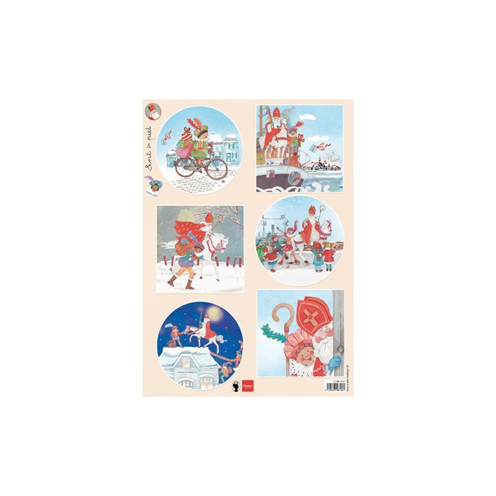 (EWK1281)3D Sint en Piet
