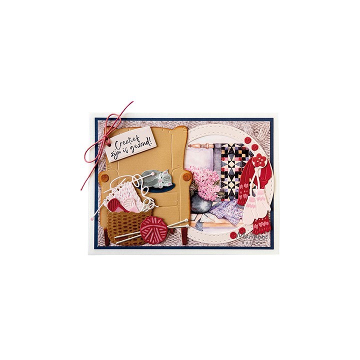 (LR0688)Creatables Armchair & kitten