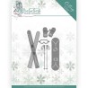 (YCD10219)Dies - Yvonne Creations - Winter Time - Ski Accessoires
