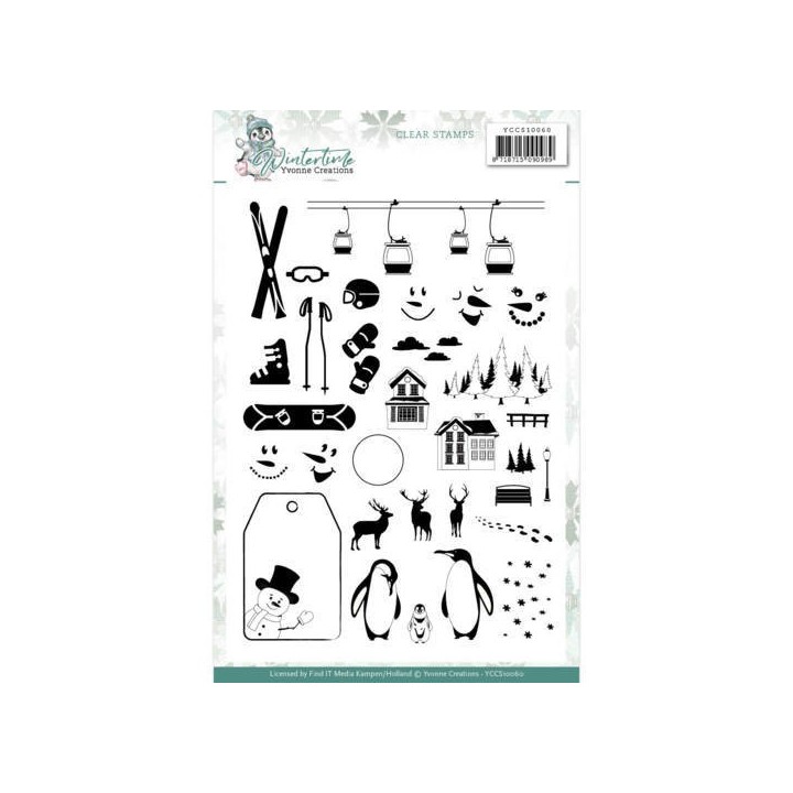 (YCCS10060)Clear Stamps - Yvonne Creations - Winter Time