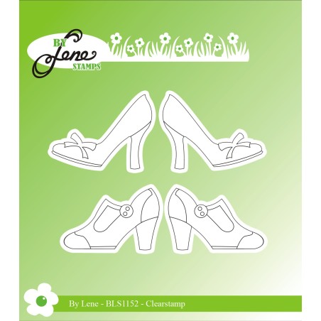(BLS1152)By Lene Women Shoes Clear Stamps