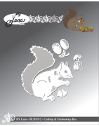 (BLD1312)By Lene Squirrel Cutting & Embossing Dies