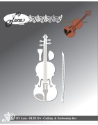 (BLD1316)By Lene Violin Cutting & Embossing Dies