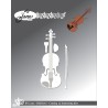 (BLD1316)By Lene Violin Cutting & Embossing Dies