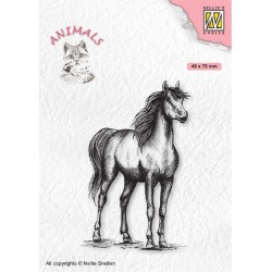 (ANI019)Nellie's Choice Clear Stamp Animals Horse