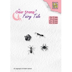 (FTCS026)Nellie's Choice Clear Stamp Fairy Tale Insects