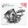 (IFS028)Nellie`s Choice Clearstamp - Idyllic Floral Scenes Water-mill