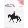 (SIL068)Nellie`s Choice Clearstamp - Silhouette Men-things Horseman