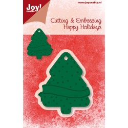 (6002/2015)Cutting & Embossing stencil Pendant-Christmas tree