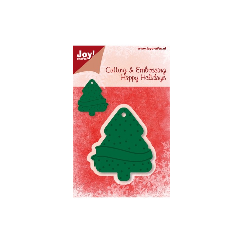 (6002/2015)Cutting & Embossing stencil Hanger - kerstboom