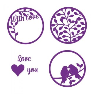 (GEM-MD-ELE-INLOV)Gemini Interchangeable Love Elements Dies