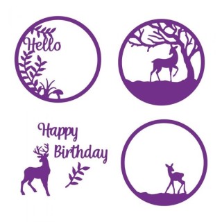 (GEM-MD-ELE-INWOO)Gemini Interchangeable Woodland Elements Dies