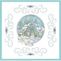 (STDO144)Stitch and Do 144 - Yvonne Creations - Wintertime - Edelweis