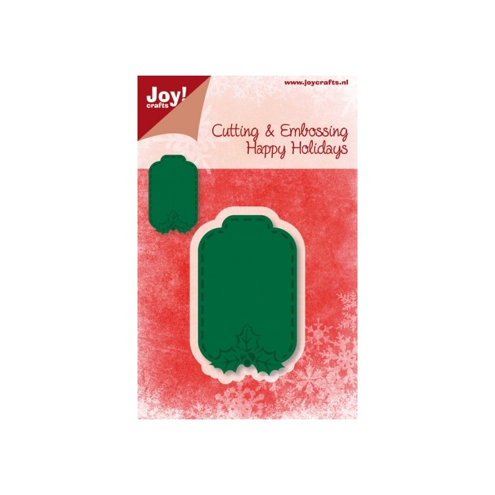 (6002/2017)Cutting & Embossing stencil Hanger - label